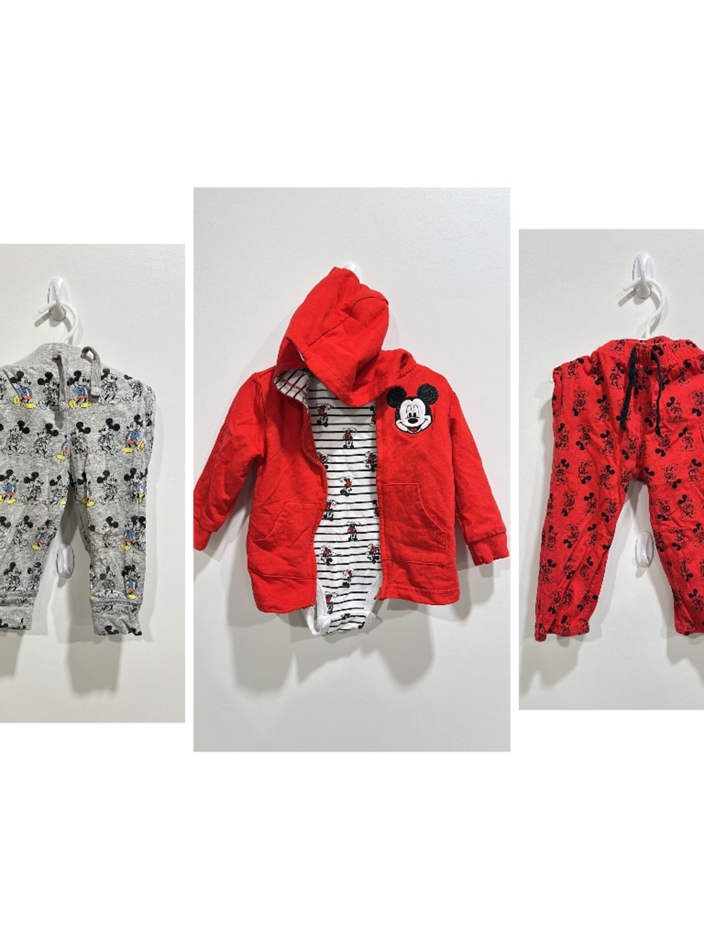 3 for $25 Disney Mickey Mouse Boys Clothing 18-24 months